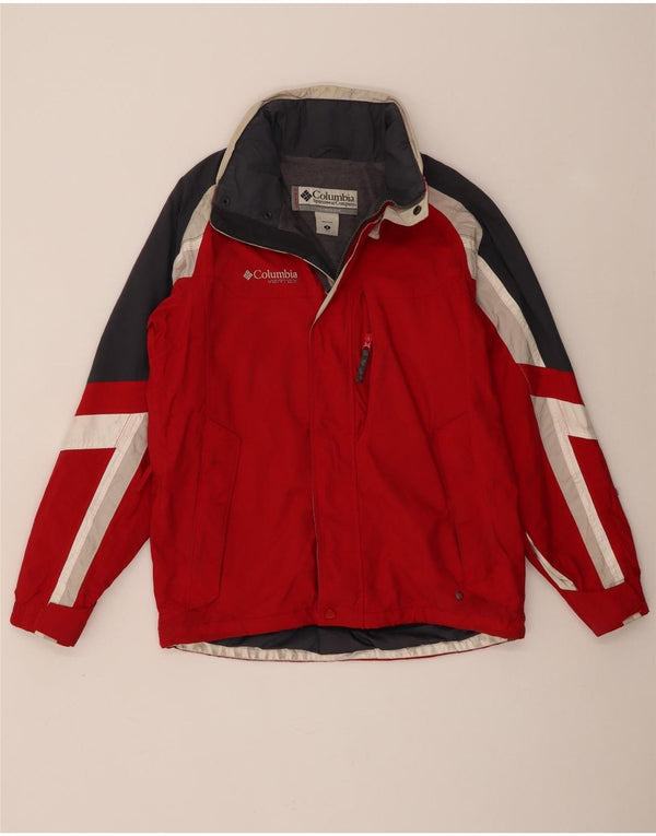 Wiatroszczelna kurtka narciarska Columbia męska Vertex UK 36 Small Red Colorblock