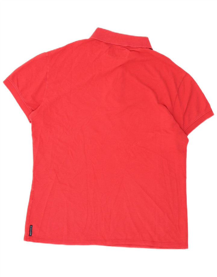 Męska koszulka polo Armani Jeans Muscle, duża, czerwona