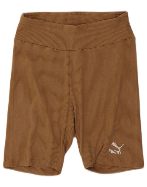 Damskie spodenki sportowe Puma UK 14, duże, beżowe, bawełniane