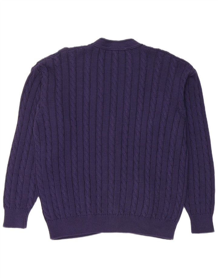 Sweter męski Sevres IT 50, średni granatowy, bawełniany