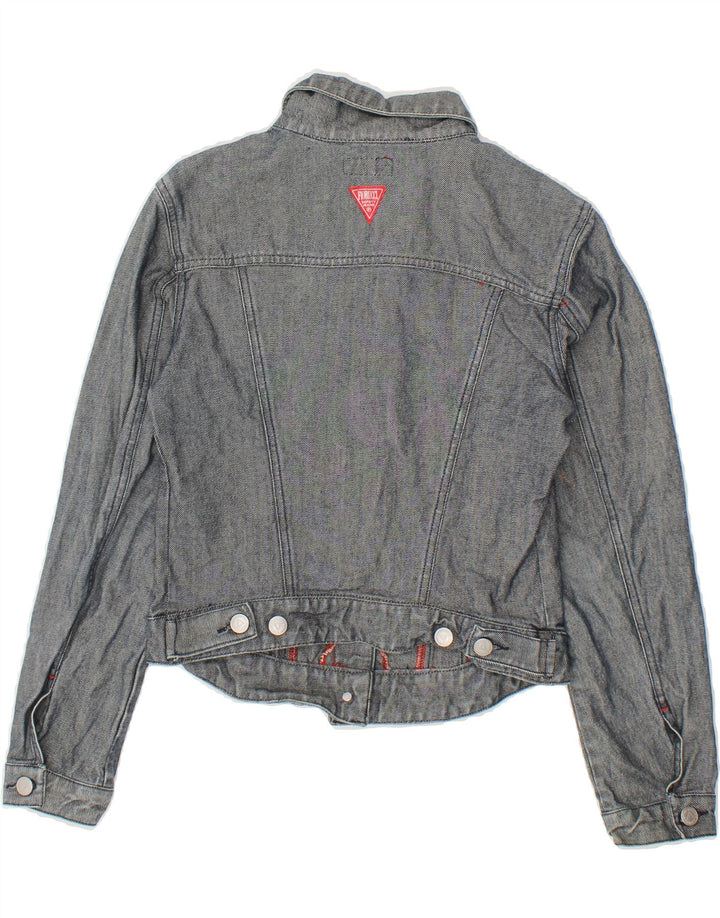 FIORUCCI Girls Denim Jacket 8-9 Years Medium Blue Vintage Fiorucci and Second-Hand Fiorucci from Messina Hembry 