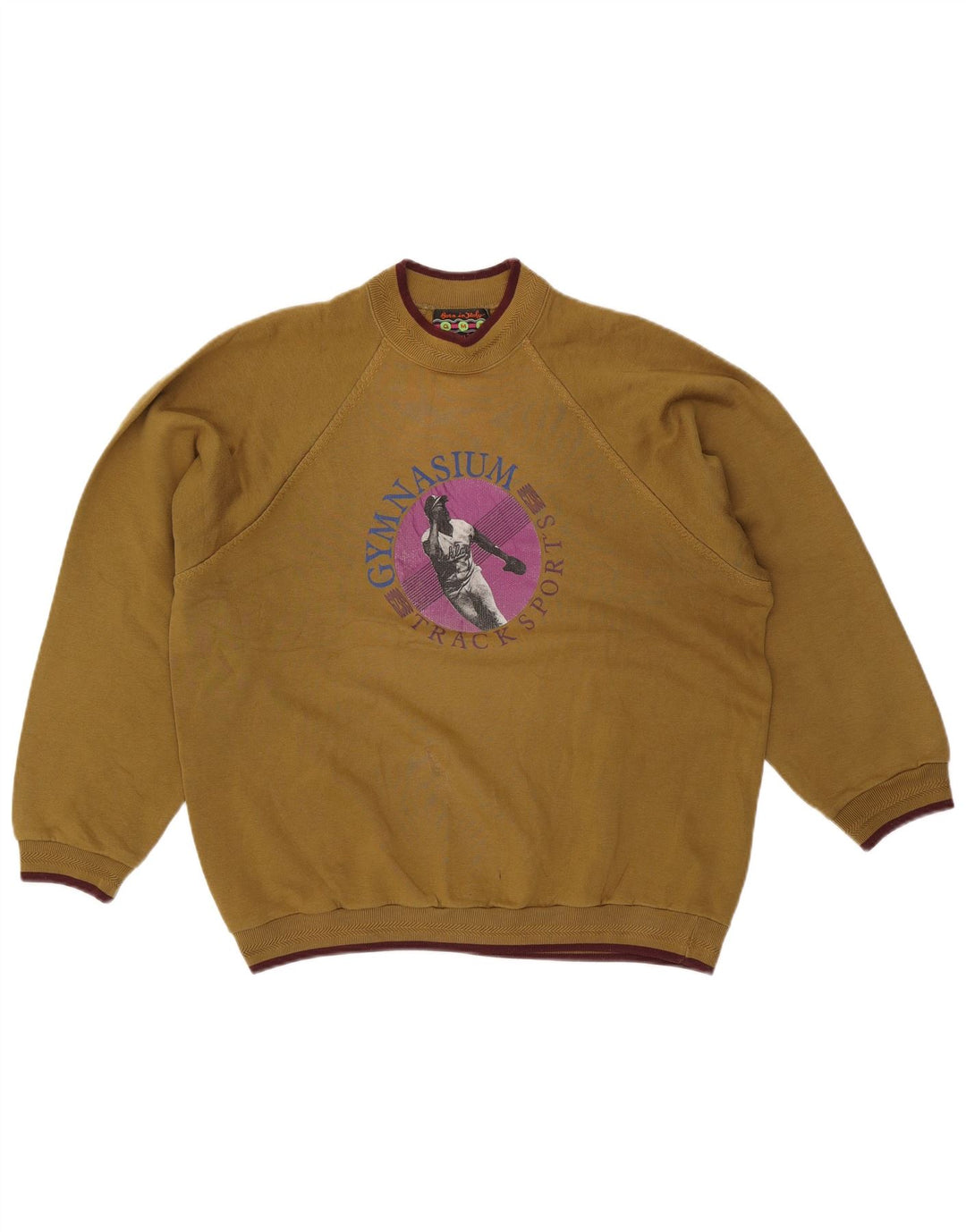 Męska bluza z grafiką w stylu vintage, sweter XL Khaki