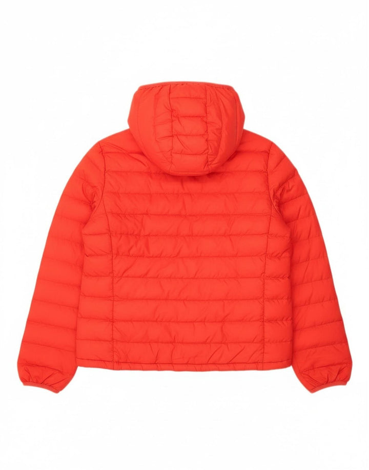 Damska ocieplana kurtka z kapturem Levi's UK 16, duża, czerwona, poliester