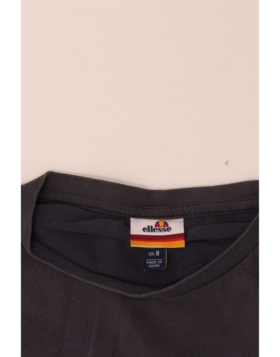 Damska koszulka Ellesse Crop Graphic Top UK 8 Small Grey