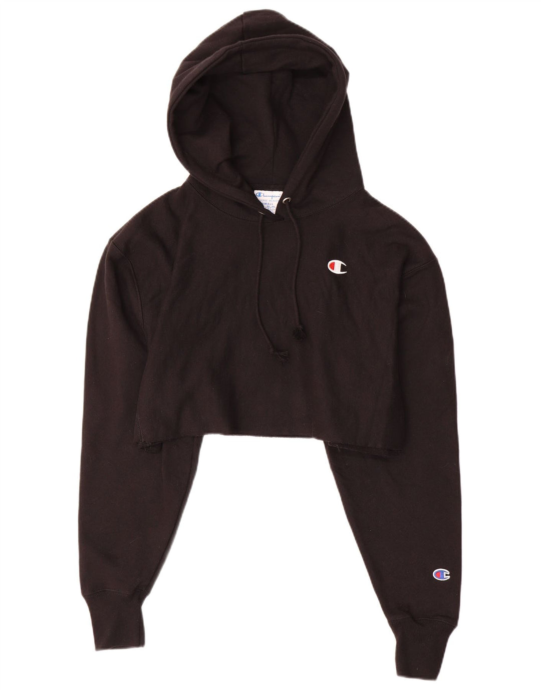 Damska bluza z kapturem typu oversize CHAMPION Reverse Weave UK 10 Small Black