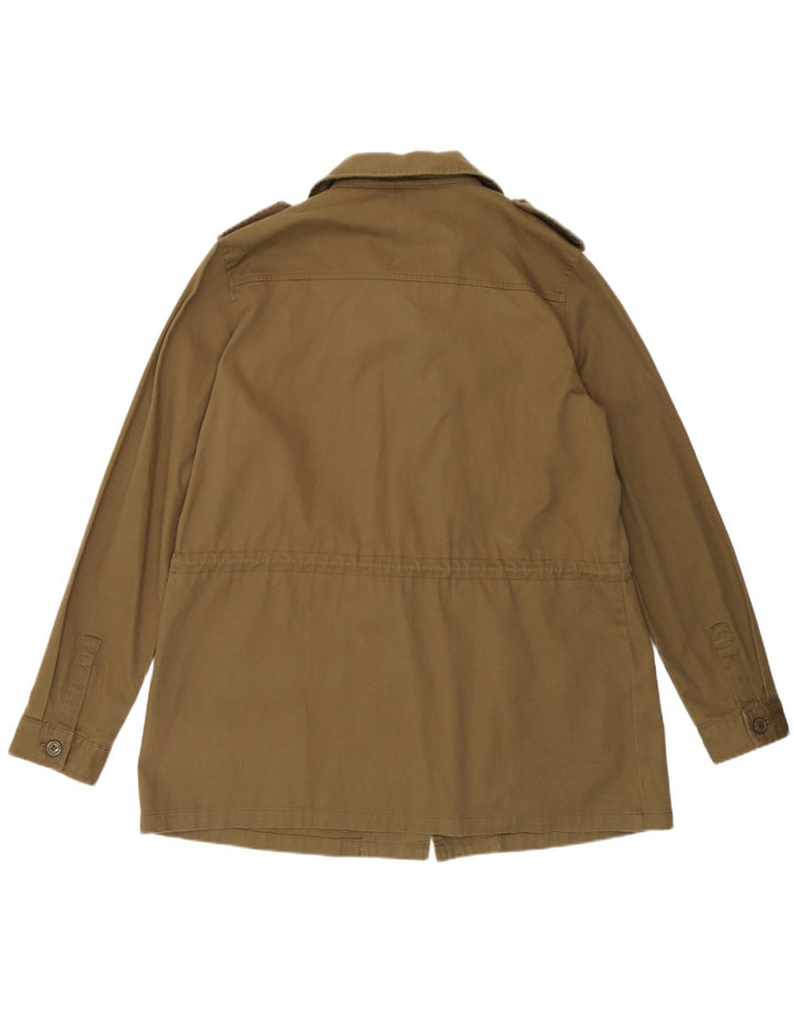 Damska kurtka wojskowa Missguided UK 14, duża, bawełniana khaki