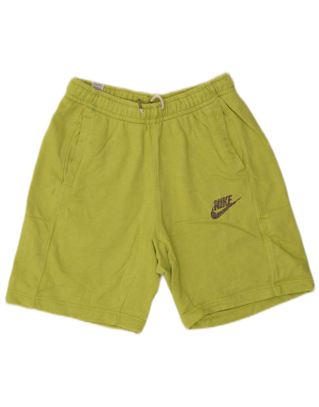 Męskie spodenki sportowe Nike, małe, zielone, bawełniane