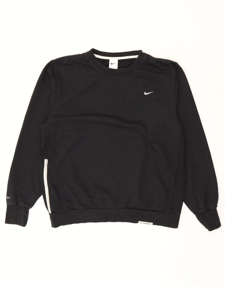 Bluza męska Nike, duża, czarna, bawełniana
