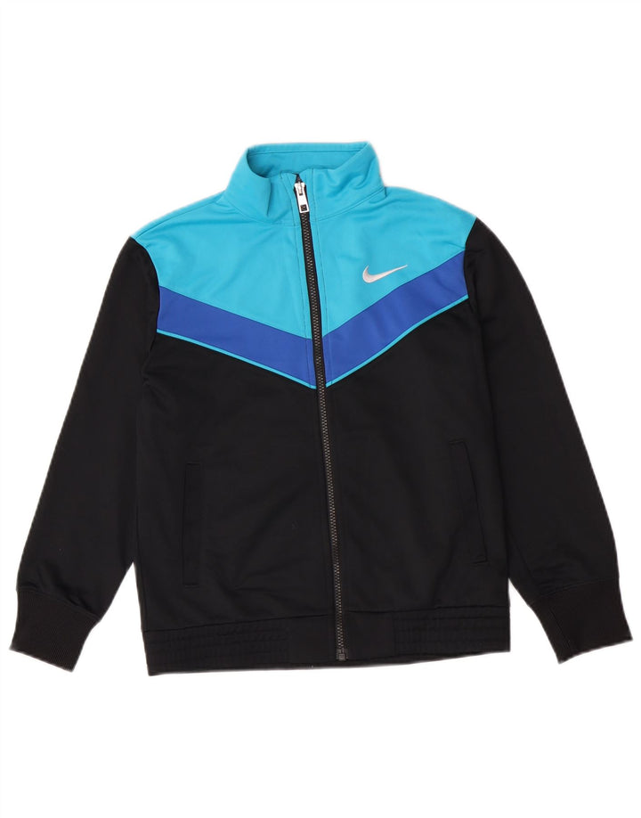 Chłopięca bluza dresowa Nike 10-11 lat, średnia czarna, z blokami kolorów