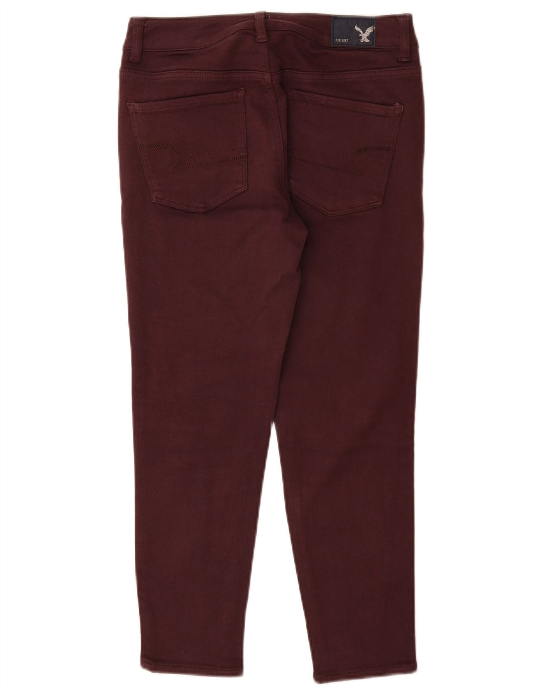 Dżinsy Damskie AMERICAN EAGLE OUTFITTERS Krótkie UK 8 Małe W26 L24 Burgundowe