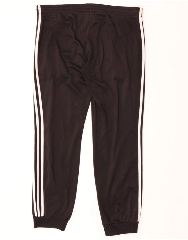 Damskie spodnie dresowe ADIDAS Joggers UK 12/14 Średni czarny poliester