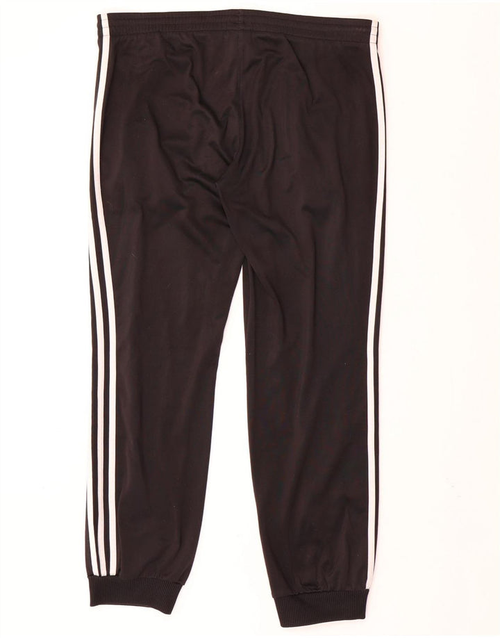 Damskie spodnie dresowe ADIDAS Joggers UK 12/14 Średni czarny poliester