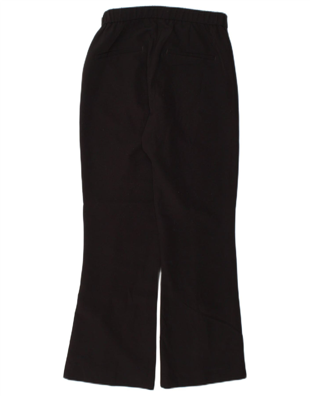 Spodnie damskie Zara Bootcut, małe, W26 L26, czarne, poliestrowe