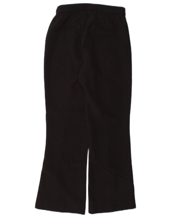 Spodnie damskie Zara Bootcut, małe, W26 L26, czarne, poliestrowe