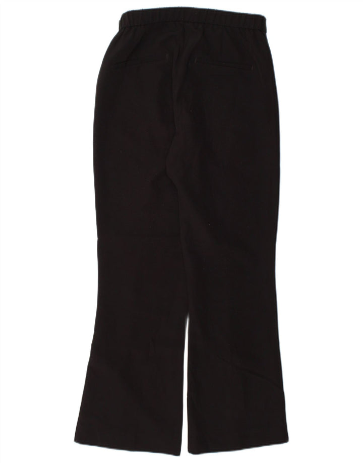 Spodnie damskie Zara Bootcut, małe, W26 L26, czarne, poliestrowe