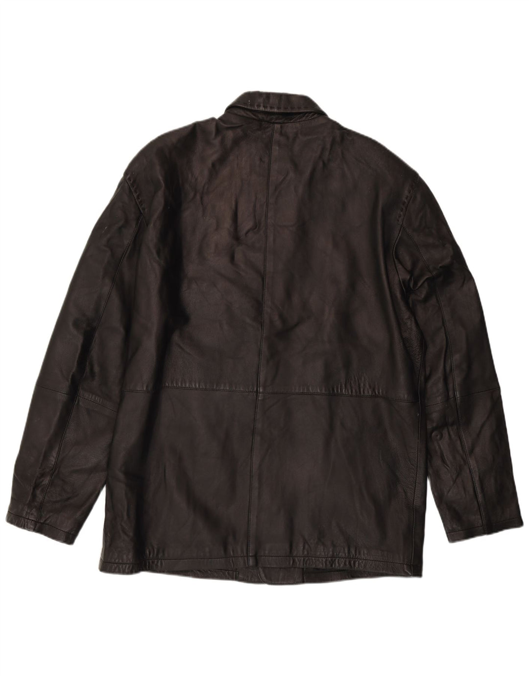 Męska kurtka skórzana Kartel UK 42 XL Czarna skóra