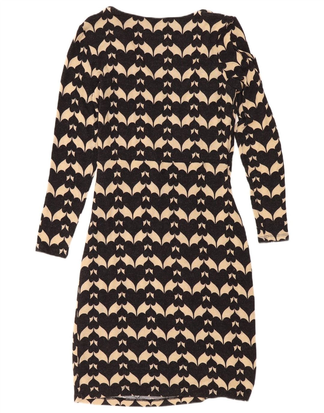 Damska sukienka z abstrakcyjnym wzorem Phase Eight UK 12, średnia czarna