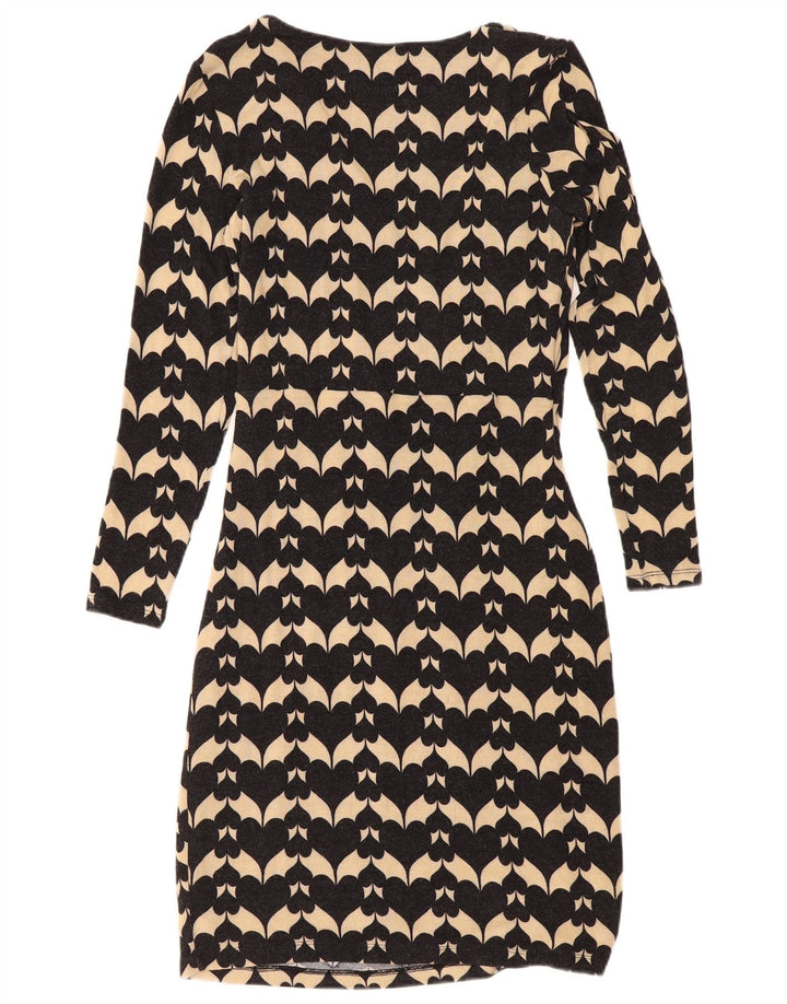 Damska sukienka z abstrakcyjnym wzorem Phase Eight UK 12, średnia czarna