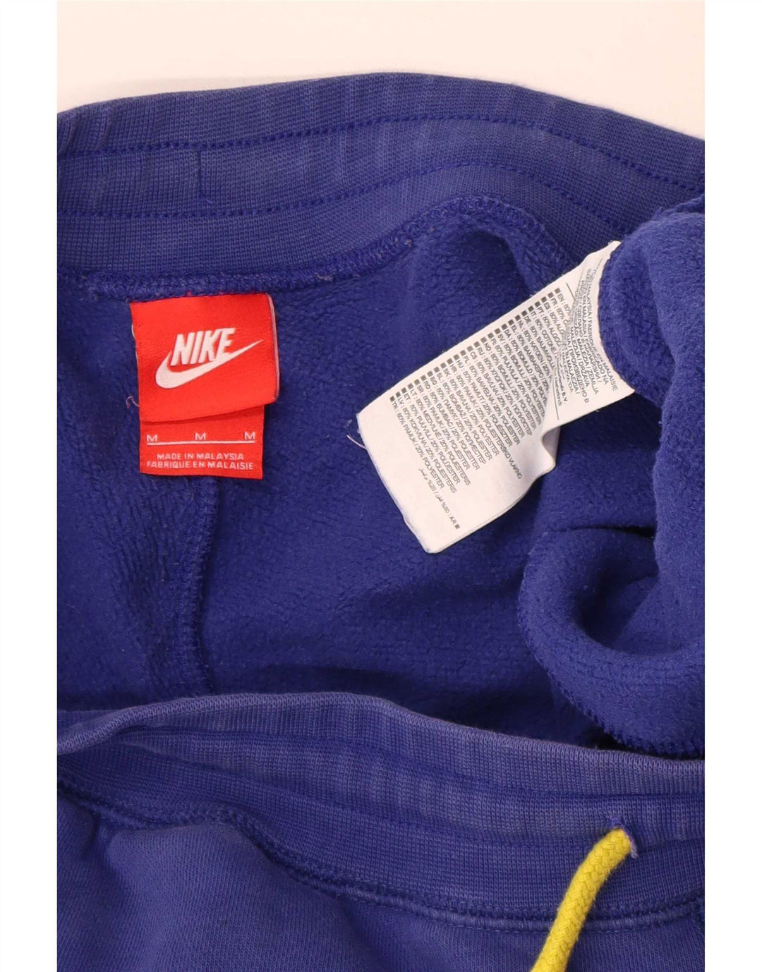 Męskie spodnie dresowe Nike, joggery, średnioniebieskie, bawełniane