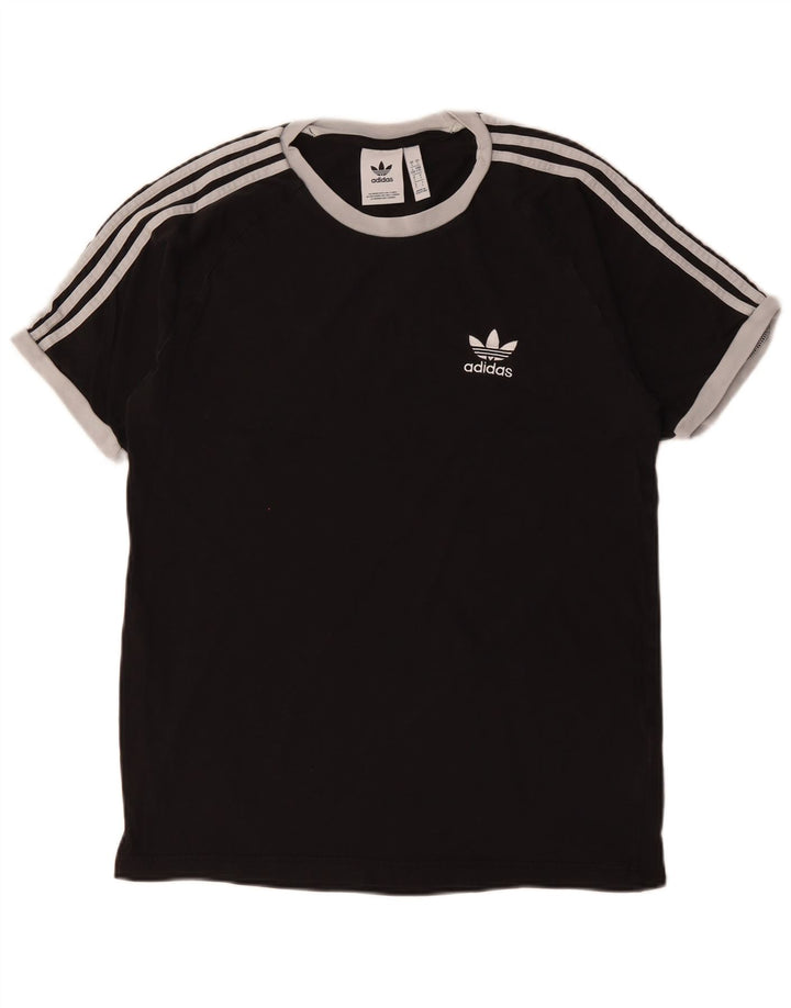 T-shirt męski ADIDAS, duży, czarny, bawełniany