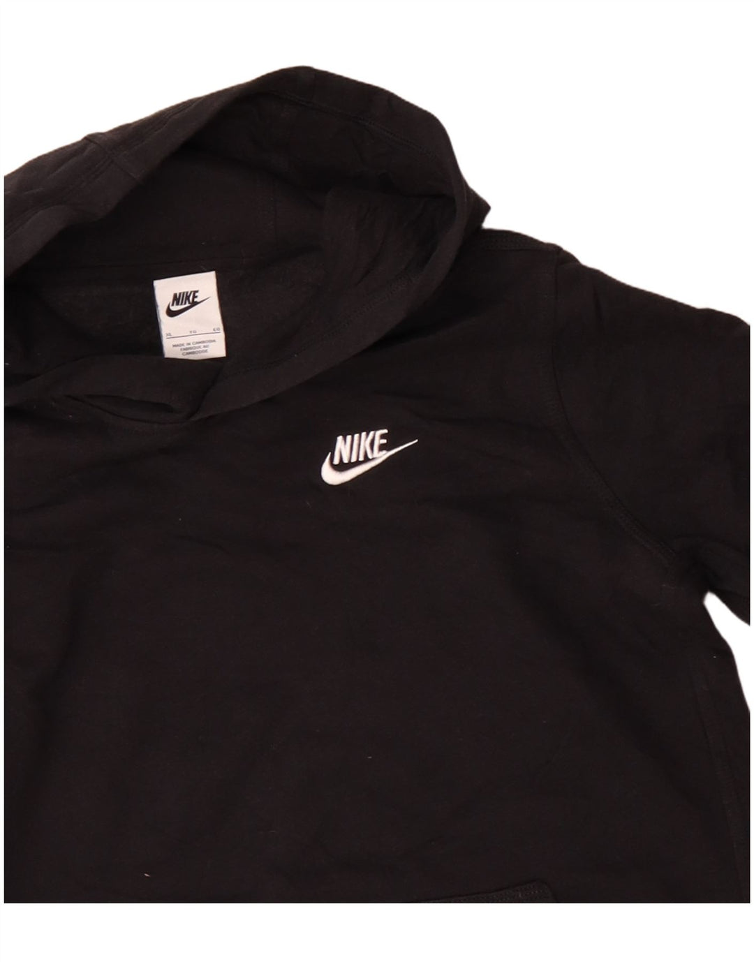 Chłopięcy sweter z kapturem NIKE 13-14 lat XL, czarny, bawełniany