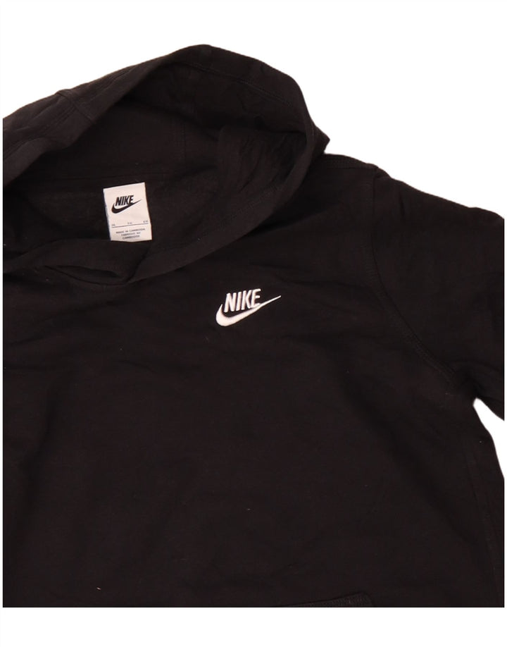 Chłopięcy sweter z kapturem NIKE 13-14 lat XL, czarny, bawełniany