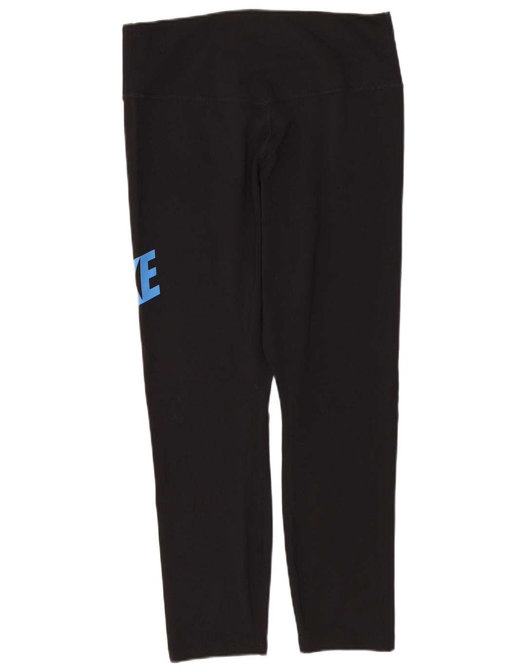 Damskie legginsy Nike Dri Fit Graphic Capri UK 12, średni czarny poliester