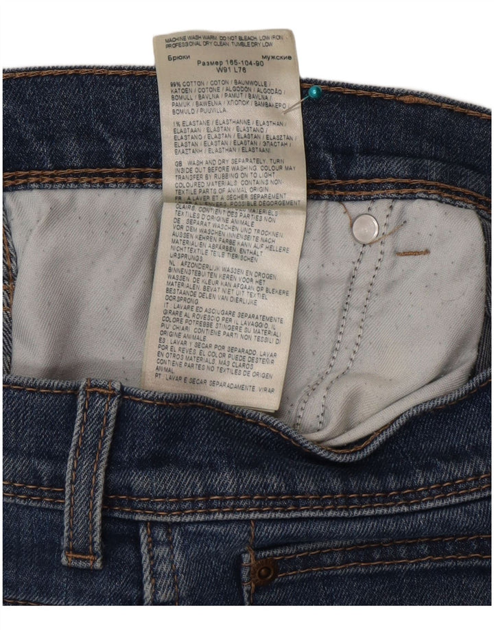 Męskie jeansy Wrangler o prostym kroju W36 L30, niebieskie, bawełniane