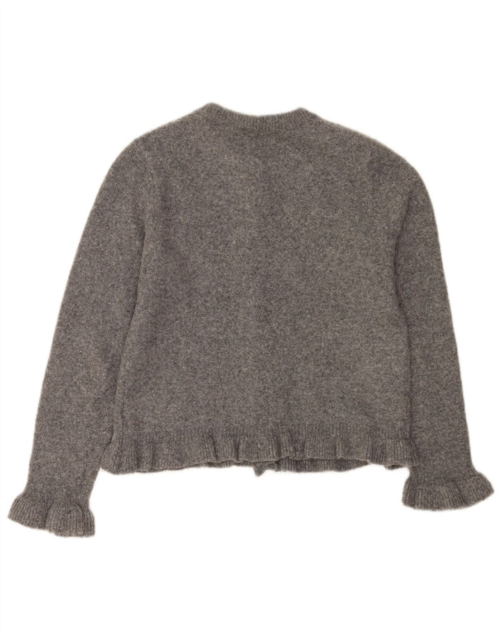 Sweter damski Zara Cardigan UK 10, mały, szary poliester