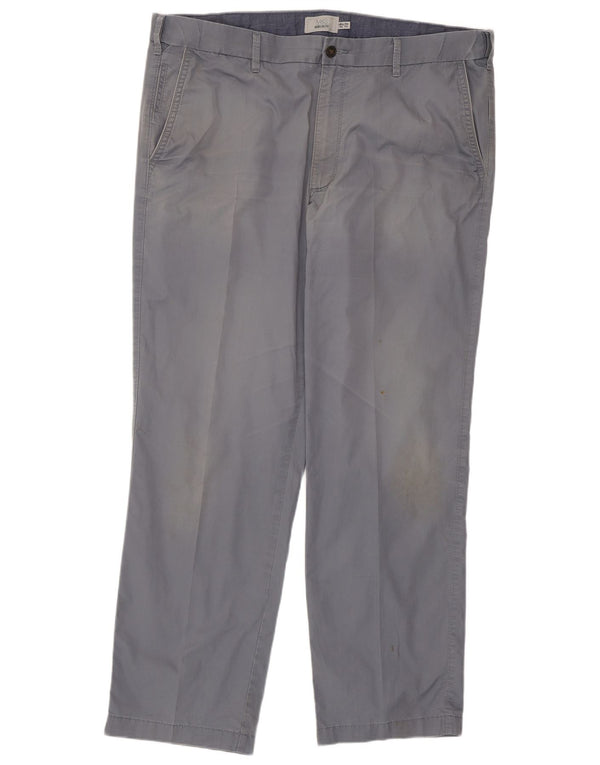 Męskie spodnie chino o regularnym kroju Marks & Spencer W40 L31, niebieska bawełna