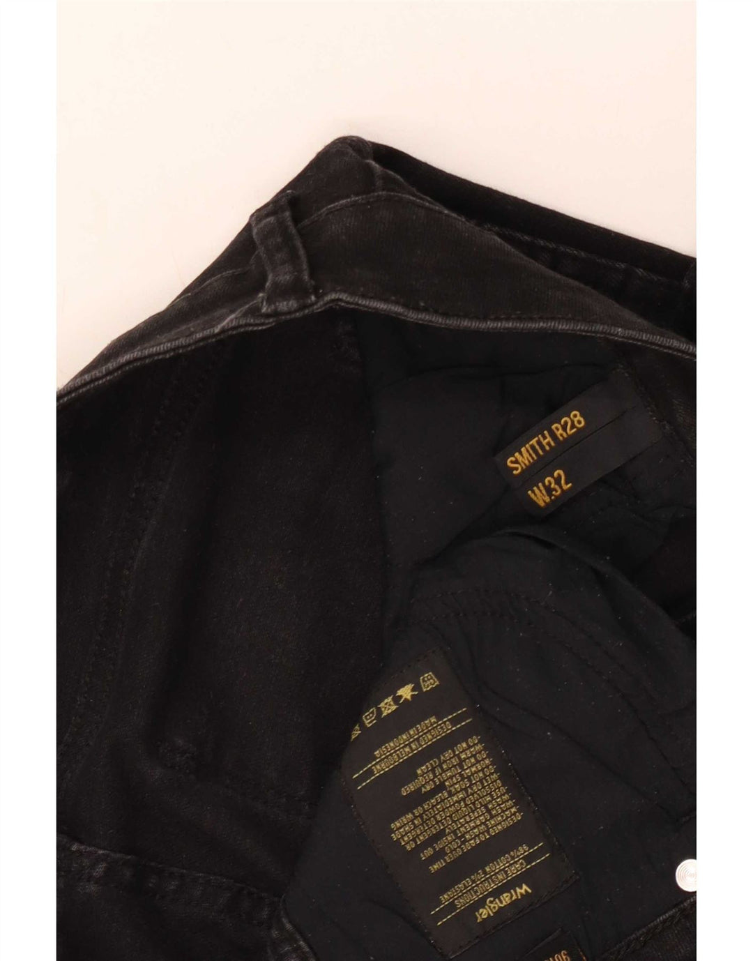 Damskie jeansy Wrangler W32 L28 Czarne bawełniane
