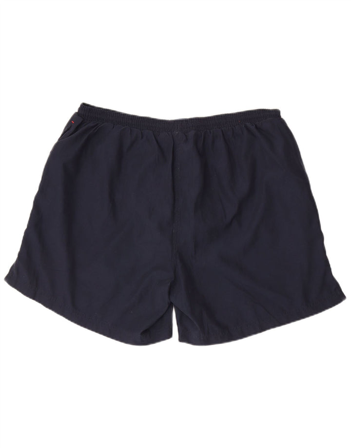 Męskie spodenki kąpielowe Umbro, duże, granatowe, poliestrowe