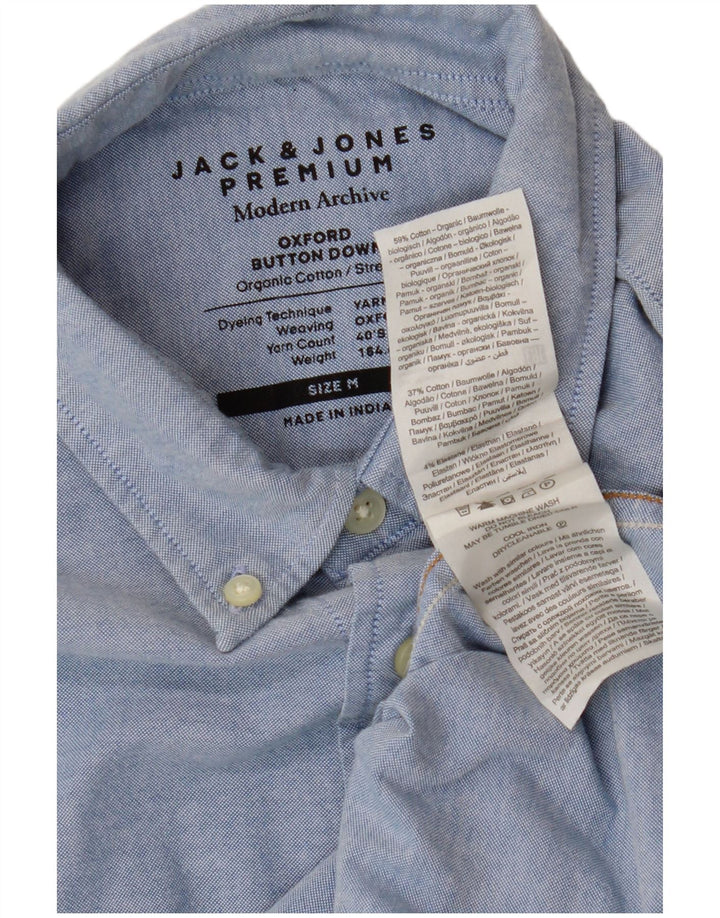 Koszula męska Jack & Jones, bawełniana, w kolorze średnioniebieskim