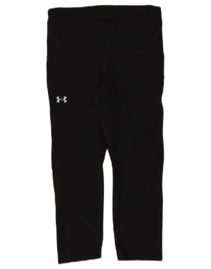 Damskie legginsy Capri Under Armour UK 14, średnie czarne