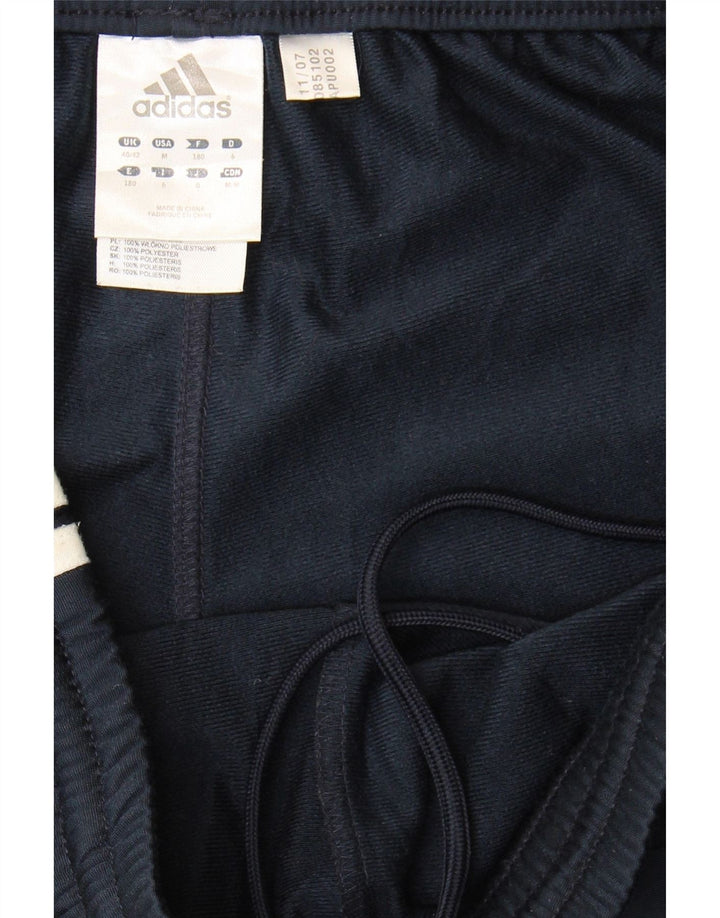 ADIDAS Mens Tracksuit Trousers UK 40/42 Medium Navy Blue Polyester