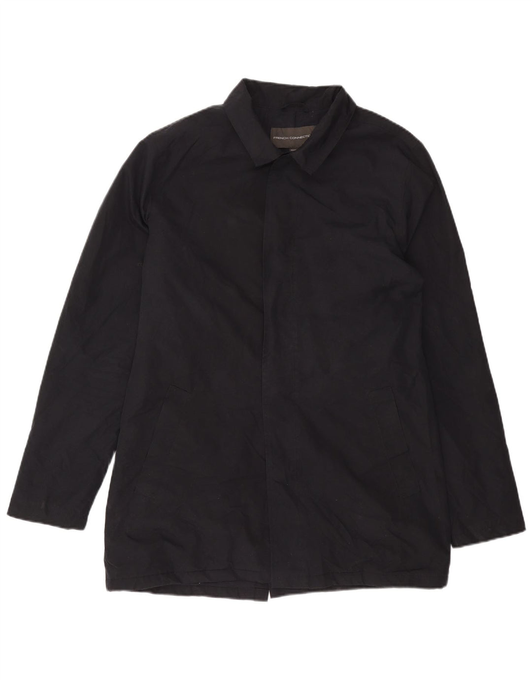 Płaszcz męski French Connection UK 40, duży, granatowy, poliester