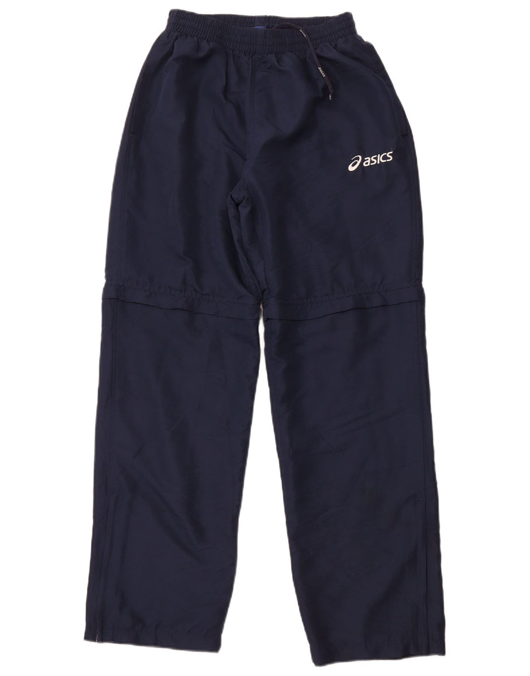 Damskie spodnie dresowe ASICS UK 14, duże, granatowe, poliestrowe