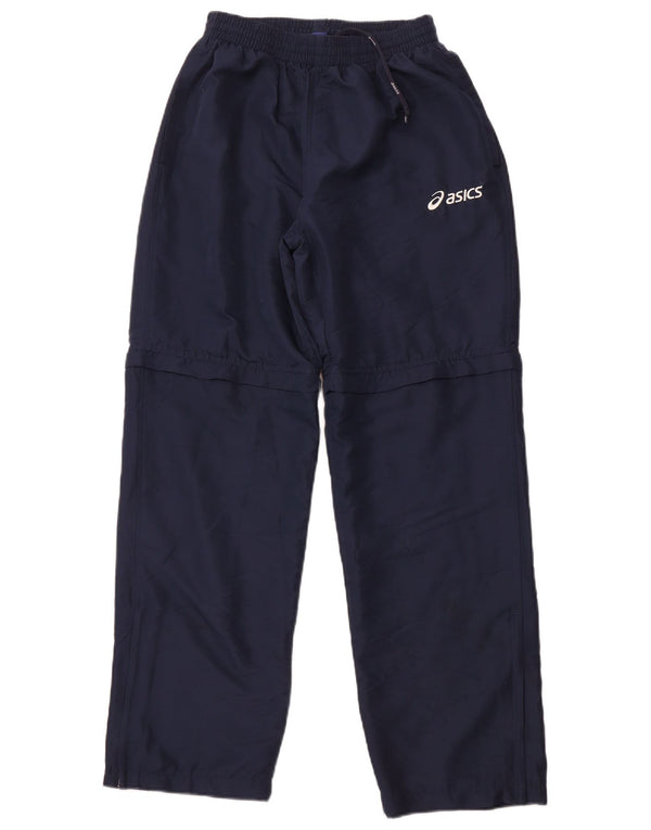 Damskie spodnie dresowe ASICS UK 14, duże, granatowe, poliestrowe