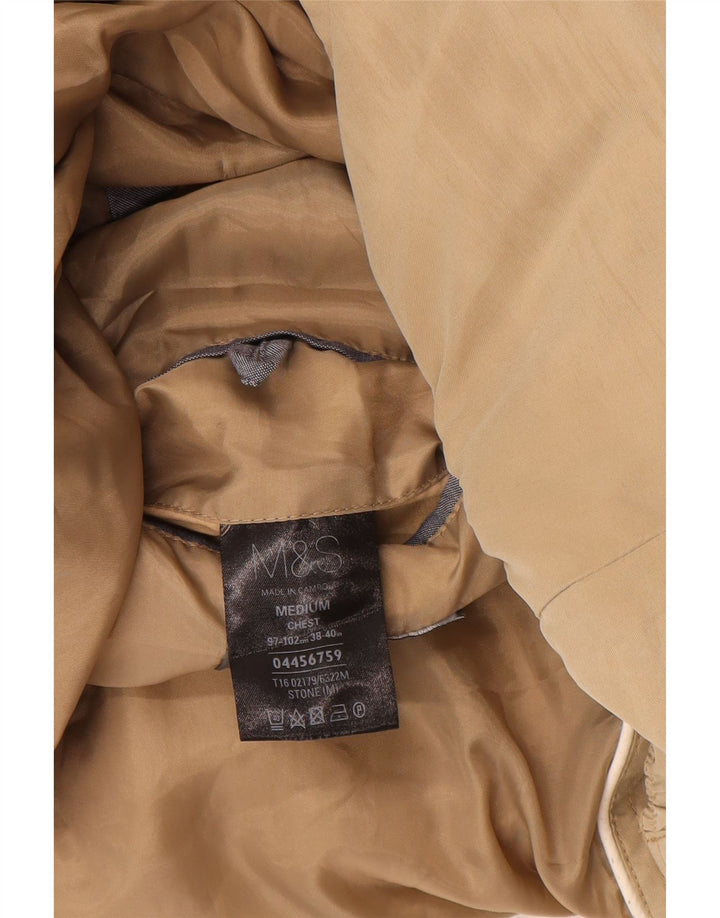 Męska kurtka bomber Marks & Spencer UK 38, średni beż, poliamid