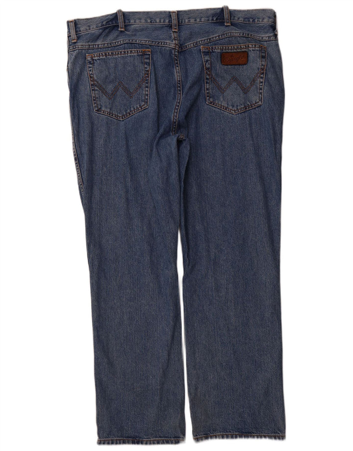 Męskie jeansy WRANGLER Texas Straight W42 L30 Niebieskie, bawełniane