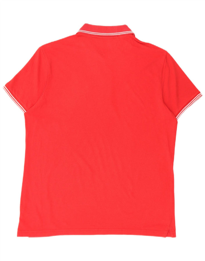 Męska koszulka polo CHAMPION Easy Fit w kolorze średnio czerwonym