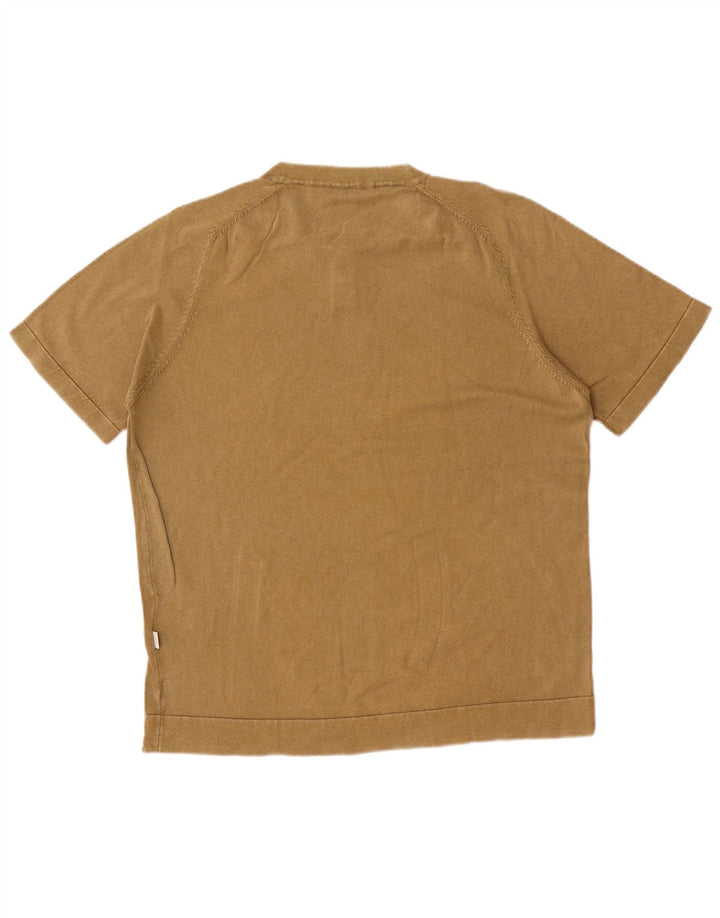 T-shirt męski Liu Jo, duży, bawełniany khaki