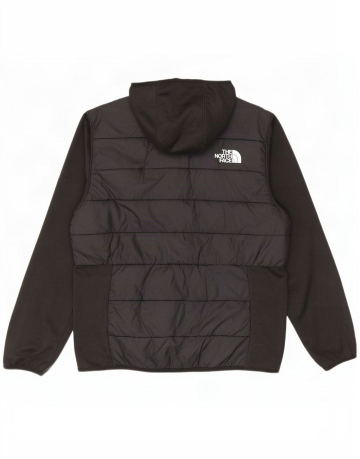 Męska kurtka dresowa z kapturem i wyściełanym kapturem The North Face, duża, czarna