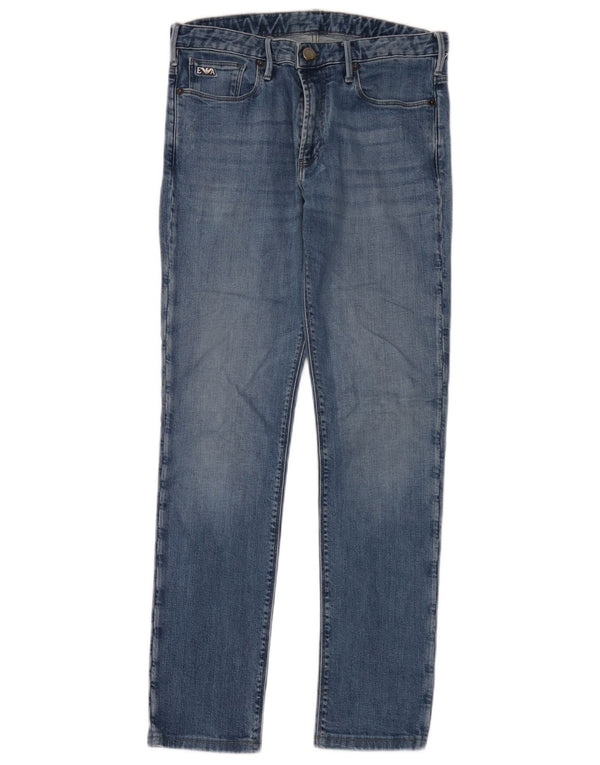 Jeansy męskie Emporio Armani W31 L30 Niebieskie bawełniane