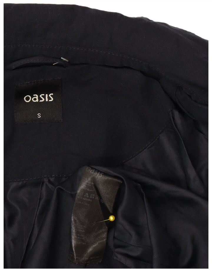 Damska kurtka wojskowa oversize Oasis UK 10, mała, granatowa, poliestrowa