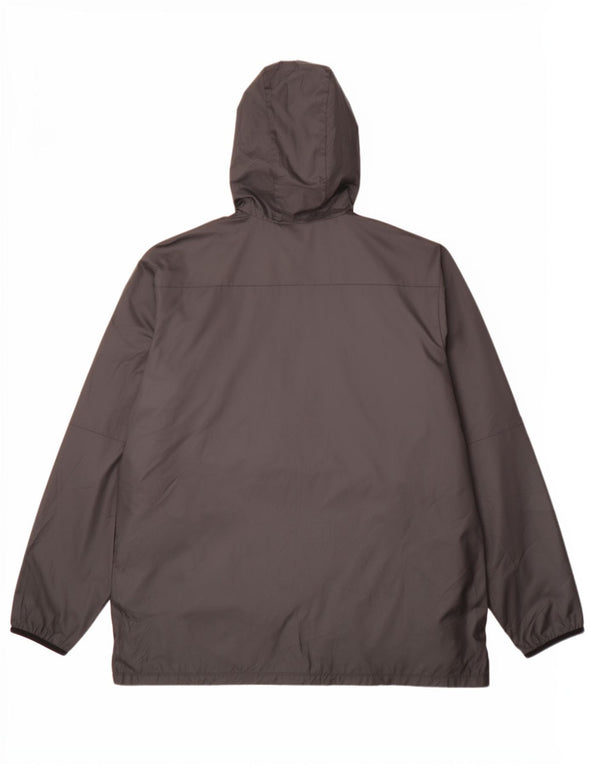 Męska kurtka przeciwdeszczowa z kapturem Nike Graphic UK 42 XL Czarny poliester
