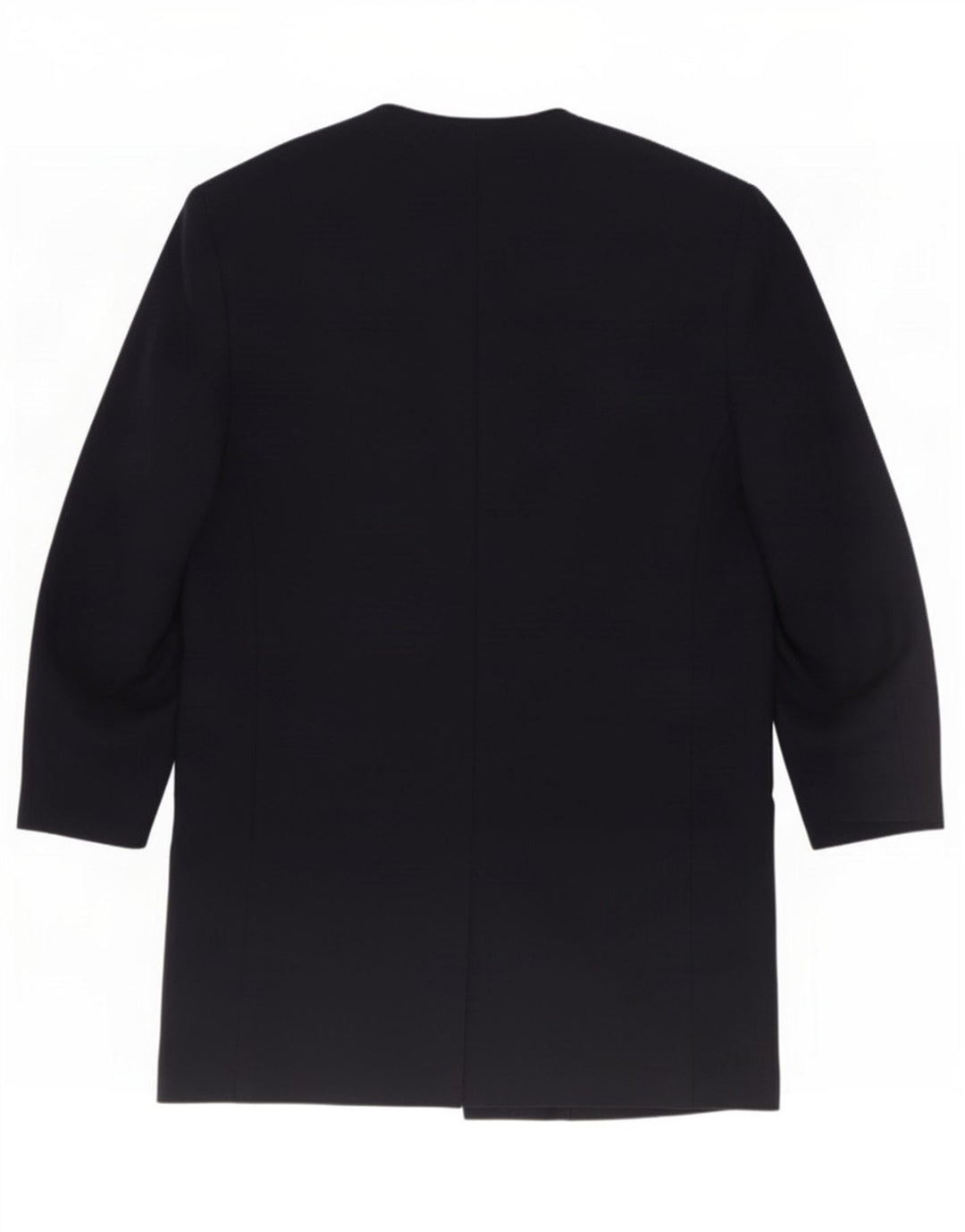 Damska marynarka Marella Longline Open Blazer UK 12 Średni Granatowy Nowa Wełna