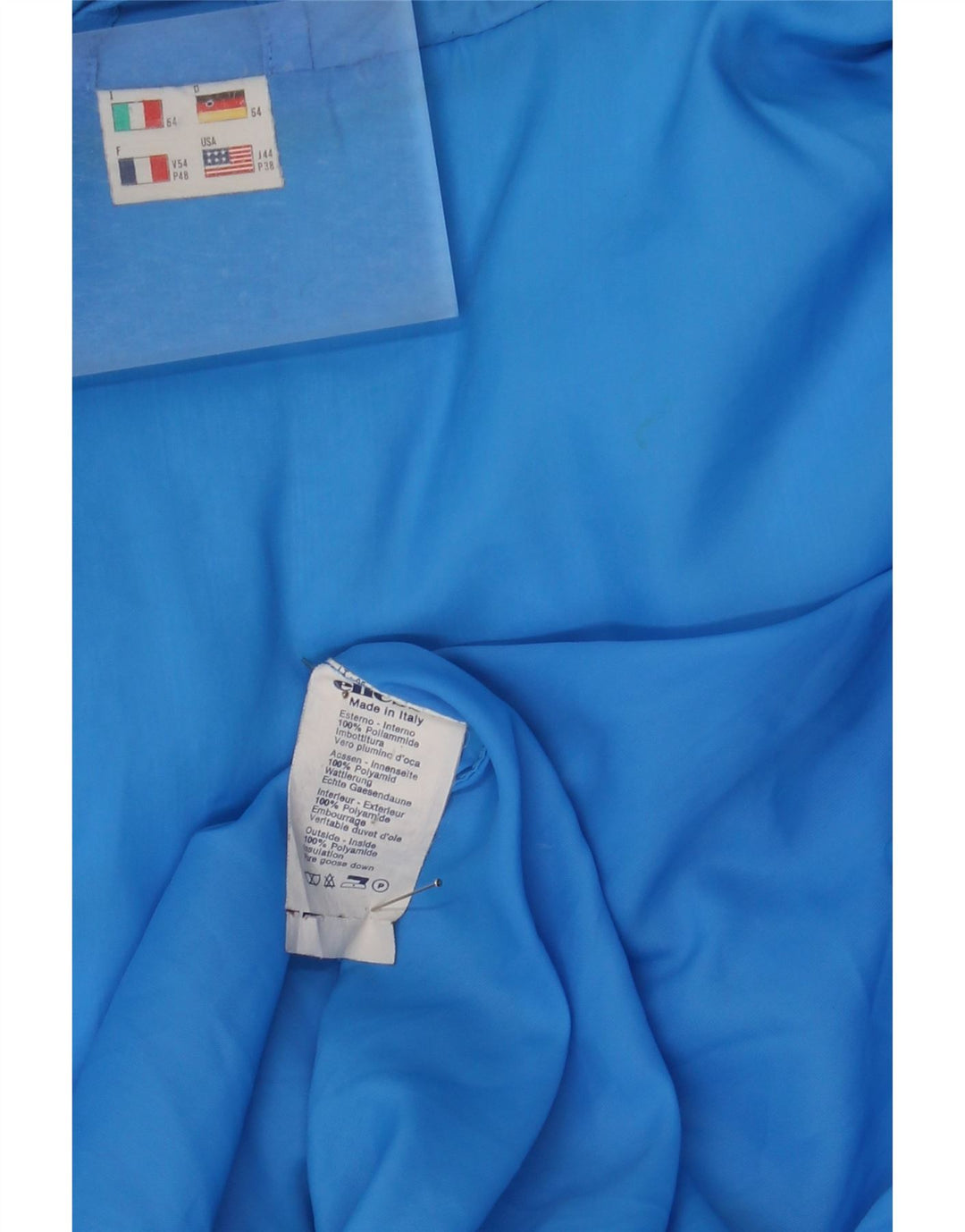 Męska ocieplana kurtka ELLESSE IT 54 2XL Niebieski poliamid