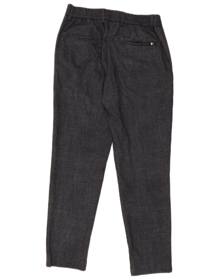 Męskie zwężane spodnie Chino HUGO BOSS IT 48 Medium W32 L30 Szary poliester