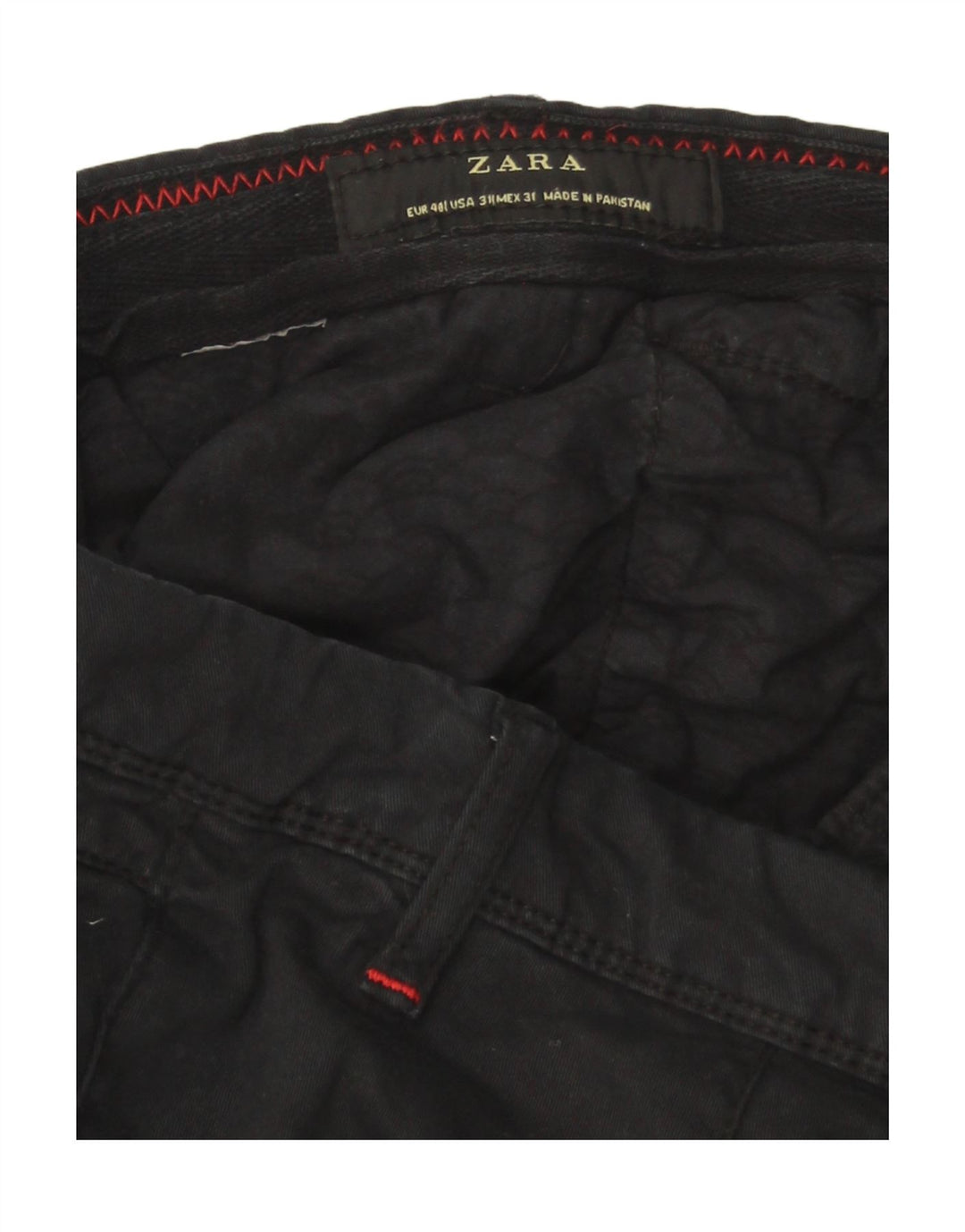 Męskie spodnie chino Zara EU 40 Medium W31 L30 czarne